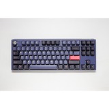 Ducky One 3 Cosmic Blue TKL, toetsenbord Donkerblauw, US lay-out, Cherry MX Speed Silver, RGB led, Double-shot PBT, Hot-swappable, QUACK Mechanics, 80%