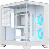 Fractal Design Pop 2 Vision RGB midi tower behuizing Wit | 1x USB-A | 1x USB-C | RGB | Tempered Glass