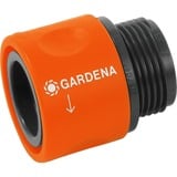 GARDENA Slangstuk voor wasautomaten 26,5 mm (G 3/4") Oranje/grijs, 2917-20