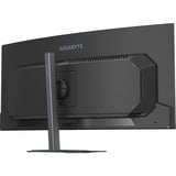 GIGABYTE MO34WQC36 QD-OLED 34" Curved UltraWide gaming monitor Zwart, 2x HDMI, 1x DisplayPort, USB-A, USB-B, USB-C, 360 Hz