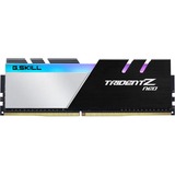 G.Skill 32 GB DDR4-3200 Kit werkgeheugen Zwart/wit, F4-3200C16D-32GTZN, Trident Z Neo