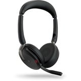 Jabra Evolve2 65 Flex on-ear headset Zwart, Bluetooth, USB-A, USB-C