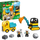 LEGO DUPLO - Truck & Graafmachine met rupsbanden Constructiespeelgoed 10931