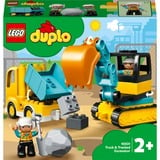 LEGO DUPLO - Truck & Graafmachine met rupsbanden Constructiespeelgoed 10931