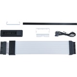 Lian Li Strimer Wireless PW24-1W-T - 24-pin RGB verlengkabel Inclusief controller, 0,26 meter, RGB leds