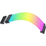 Lian Li Strimer Wireless PW24-1W-T - 24-pin RGB verlengkabel Inclusief controller, 0,26 meter, RGB leds
