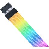 Lian Li Strimer Wireless PW24-1W-T - 24-pin RGB verlengkabel Inclusief controller, 0,26 meter, RGB leds