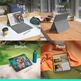 Logitech Combo Touch iPad Air 13" (M2) (2024) Keyboard Case Zwart, US-International lay-out (QWERTY), 75%
