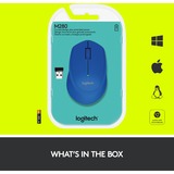 Logitech Wireless Mouse M280 Blauw, 1000 dpi