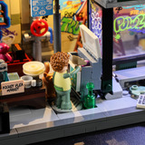 Lumibricks Street Fusion - Graffiti Bus Stop Constructiespeelgoed F9066