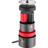 MSR Quick 2 System kookpannenset Grijs/rood, 7-delig, voor 2 personen