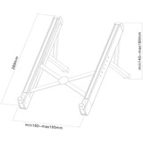 Neomounts NSLS010 opvouwbare laptop standaard Zilver