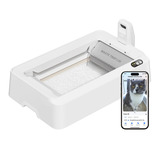 PETKIT Purobot Crystal Duo - Automatische kattenbak met camera Wit, meldingen via de PETKIT-app