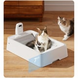 PETKIT Purobot Crystal Duo - Automatische kattenbak met camera Wit, meldingen via de PETKIT-app