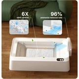 PETKIT Purobot Crystal Duo - Automatische kattenbak met camera Wit, meldingen via de PETKIT-app