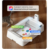 PETKIT Purobot Crystal Duo - Automatische kattenbak met camera Wit, meldingen via de PETKIT-app
