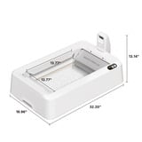 PETKIT Purobot Crystal Duo - Automatische kattenbak met camera Wit, meldingen via de PETKIT-app