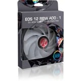 RAIJINTEK EOS 12 RBW ADD-1 RGB case fan Zwart, 120 x 120 x 25 mm, PWM