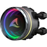 Sharkoon S80 RGB waterkoeling Zwart, 4-pins PWM fan-connector