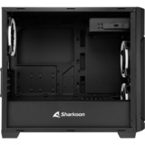 Sharkoon V1000 RGB midi tower behuizing Zwart | 2x USB-A | RGB | Tempered Glass