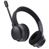 Trust Ayda Draadloze ENC Pc-headset on-ear  Zwart, Bluetooth, noise cancelling microfoon, tot 24 uur batterij