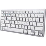 Trust Wireless Bluetooth keyboard Grijs, US lay-out (QWERTY), Scissor switches, 85%, Bluetooth 4.0