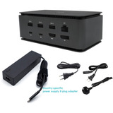 i-tec USB4 Metal Docking station Dual 4K HDMI DP with Power Delivery 80 W + i-tec Universal Charger 100 W Zwart
