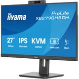iiyama ProLite XB2790HSCH-B1 27" monitor Zwart, 1x HDMI, 2x USB-C, 2x USB-A, 120 Hz