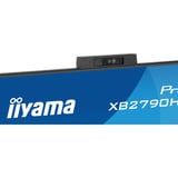 iiyama ProLite XB2790HSCH-B1 27" monitor Zwart, 1x HDMI, 2x USB-C, 2x USB-A, 120 Hz