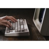8BitDo IBM Bundel mechanisch gaming toetsenbord Grijs, US lay-out (QWERTY), Kailh Box White, 80% (TKL)	, TKL, Bluetooth Low Energy, Wireless 2.4G, USB