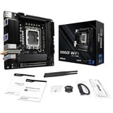 ASRock B860I WiFi socket 1851 moederbord RAID, Gb-LAN, WLAN, BT, Sound, mini-ITX