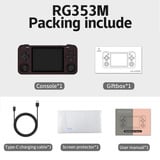 Anbernic RG 353M handheld game console Donkerpaars, 32 GB + 64 GB SD, WIFI 5G, Bluetooth 4.2, Android 11 + Linux