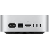 Apple Mac Mini (2024) mini-pc Zilver | M4 10 Core | M4 10-Core GPU  | 16 GB | 256 GB SSD