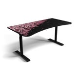 Arozzi Arena Gaming Desk - Flower Zwart/roze
