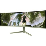 Arozzi Nova Curved 49" v2 UltraWide gaming monitor Groen, 1x DisplayPort, 2x HDMI, 1x USB-C, 2x USB-A, 165 Hz