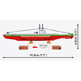 COBI Historical Collection - ORP Sokół Polish Submarine Constructiespeelgoed Schaal 1:300