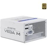 Chieftec Vega M White PPG-750-C modulaire 750 watt voeding  Wit, 1x 12V-2x6, 4x PCIe