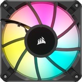 Corsair iCUE AF120 RGB ELITE case fan Zwart, 1 stuk, 4-pins PWM fan-connector