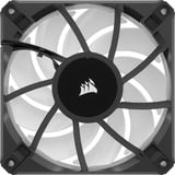 Corsair iCUE AF120 RGB ELITE case fan Zwart, 1 stuk, 4-pins PWM fan-connector