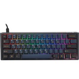 Ducky One 3 Pro Mini RGB mechanisch gaming toetsenbord Zwart, US lay-out (QWERTY), Cherry MX2A Brown, 60%, RGB led, Double-shot PBT, QUACK Mechanics, hot swap