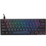 Ducky One 3 Pro Mini, gaming toetsenbord Zwart, US lay-out, Cherry MX2A Brown, RGB led, Double-shot PBT, QUACK Mechanics, 60%, hot swap