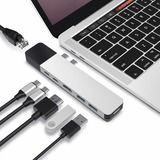 Hyper HyperDrive NET 6-in-2 USB-C Hub dockingstation Zilver