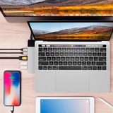 Hyper HyperDrive NET 6-in-2 USB-C Hub dockingstation Zilver