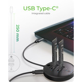 ICY BOX IB-1612MCL-C31 Clone & DockingStation voor 2x M.2 NVMe Zwart