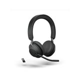 Jabra Evolve2 65, UC Stereo on-ear headset Zwart, Unified Communication, Bluetooth