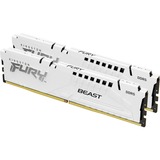 Kingston FURY Beast 32 GB DDR5-6000 (2x 16 GB) werkgeheugen Wit, KF560C36BWE2K2-32, EXPO
