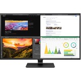 LG 43UN700P-B 42.5" 4K UHD monitor Zwart, 4x HDMI, 1x DisplayPort, 2x USB-A, 1x USB-C