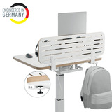 Leitz Ergo Bureau Ophangbord met laptophouder, 80x25 cm organiser Wit