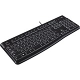 Logitech Keyboard K120 for business, toetsenbord Zwart, EU lay-out (QWERTY), Rubberdome, Retail