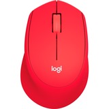 Logitech M330 SILENT PLUS laptop muis Rood, 1000 dpi